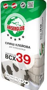 ANSERGLOB BCX-39 Клей для Пенопласта и МВ 25кг