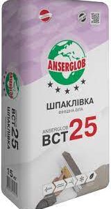 ANSERGLOB BCT-25 фасадная Финишная (белая) 15кг
