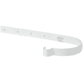 БЕЛЫЙ RAINWAY 130мм Кронштейн Желоба Металлический  Длинный