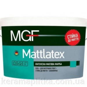 MGF краска M100 латексная матовая  _2,5л 3,5кг